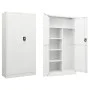 Schließfachschrank aus weißem Stahl, 90 x 40 x 180 cm von vidaXL, Aktenschränke - Ref: Foro24-335970, Preis: 343,69 €, Rabatt: %