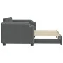 Sofá cama nido tela gris oscuro 90x190 cm de vidaXL, Camas y somieres - Ref: Foro24-3197645, Precio: 250,97 €, Descuento: %