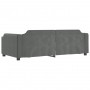 Ausziehbares Schlafsofa aus dunkelgrauem Stoff, 90 x 190 cm von vidaXL, Betten und Lattenroste - Ref: Foro24-3197645, Preis: ...