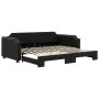 Sofá cama nido tela negro 90x190 cm de vidaXL, Camas y somieres - Ref: Foro24-3197646, Precio: 248,21 €, Descuento: %