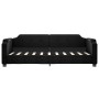 Ausziehbares Schlafsofa aus schwarzem Stoff, 90 x 190 cm von vidaXL, Betten und Lattenroste - Ref: Foro24-3197646, Preis: 252...