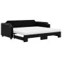 Trundle sofa bed with black fabric mattress 100x200 cm by vidaXL, Beds and slatted bases - Ref: Foro24-3197659, Price: 441,02...