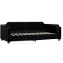 Trundle sofa bed with black fabric mattress 100x200 cm by vidaXL, Beds and slatted bases - Ref: Foro24-3197659, Price: 441,02...
