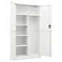 Schließfachschrank aus weißem Stahl, 90 x 40 x 180 cm von vidaXL, Aktenschränke - Ref: Foro24-335970, Preis: 343,69 €, Rabatt: %