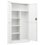 Schließfachschrank aus weißem Stahl, 90 x 40 x 180 cm von vidaXL, Aktenschränke - Ref: Foro24-335970, Preis: 324,47 €, Rabatt: %
