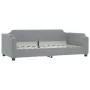 Trundle sofa bed with light gray fabric mattress 80x200 cm by vidaXL, Beds and slatted bases - Ref: Foro24-3197647, Price: 42...