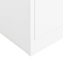 Schließfachschrank aus weißem Stahl, 90 x 40 x 180 cm von vidaXL, Aktenschränke - Ref: Foro24-335970, Preis: 324,47 €, Rabatt: %