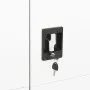 Schließfachschrank aus weißem Stahl, 90 x 40 x 180 cm von vidaXL, Aktenschränke - Ref: Foro24-335970, Preis: 343,69 €, Rabatt: %