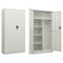 Hellgrauer Schließfachschrank aus Stahl, 90 x 40 x 180 cm von vidaXL, Aktenschränke - Ref: Foro24-335971, Preis: 289,13 €, Ra...
