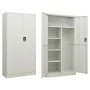 Light gray steel locker cabinet 90x40x180 cm by vidaXL, Filing cabinets - Ref: Foro24-335971, Price: 285,28 €, Discount: %
