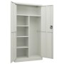 Hellgrauer Schließfachschrank aus Stahl, 90 x 40 x 180 cm von vidaXL, Aktenschränke - Ref: Foro24-335971, Preis: 289,13 €, Ra...