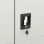Light gray steel locker cabinet 90x40x180 cm by vidaXL, Filing cabinets - Ref: Foro24-335971, Price: 285,28 €, Discount: %