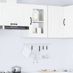 Armario pared cocina puerta de cristal Kalmar blanca