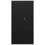Schließfachschrank aus schwarzem Stahl, 90 x 40 x 180 cm von vidaXL, Aktenschränke - Ref: Foro24-335972, Preis: 317,50 €, Rab...