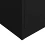 Black steel locker cabinet 90x40x180 cm by vidaXL, Filing cabinets - Ref: Foro24-335972, Price: 310,55 €, Discount: %