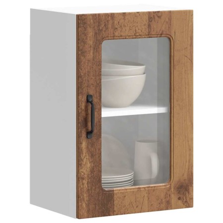 Armario de cocina de pared con puerta de cristal "Kalmar" de