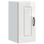 Armario de pared de cocina Kalmar blanca de alto brillo