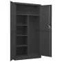 Anthrazitgrauer Schließfachschrank aus Stahl, 90 x 40 x 180 cm von vidaXL, Aktenschränke - Ref: Foro24-335973, Preis: 318,08 ...