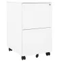 Aktenschrank aus weißem Stahl, 39 x 45 x 67 cm von vidaXL, Aktenschränke - Ref: Foro24-335974, Preis: 144,92 €, Rabatt: %