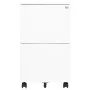Aktenschrank aus weißem Stahl, 39 x 45 x 67 cm von vidaXL, Aktenschränke - Ref: Foro24-335974, Preis: 144,92 €, Rabatt: %
