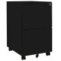 Black steel filing cabinet 39x45x67 cm by vidaXL, Filing cabinets - Ref: Foro24-335976, Price: 133,14 €, Discount: %