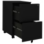 Black steel filing cabinet 39x45x67 cm by vidaXL, Filing cabinets - Ref: Foro24-335976, Price: 128,27 €, Discount: %