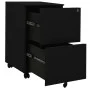 Black steel filing cabinet 39x45x67 cm by vidaXL, Filing cabinets - Ref: Foro24-335976, Price: 133,14 €, Discount: %