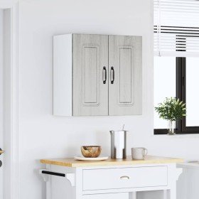 Mueble de pared de cocina Kalmar madera ingeniería sonoma gris