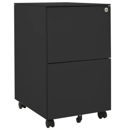 Aktenschrank aus anthrazitgrauem Stahl 39x45x67 cm von vidaXL, Aktenschränke - Ref: Foro24-335977, Preis: 130,30 €, Rabatt: %
