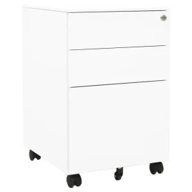 Aktenschrank aus weißem Stahl, 39 x 45 x 60 cm von vidaXL, Aktenschränke - Ref: Foro24-335978, Preis: 132,83 €, Rabatt: %