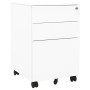 Aktenschrank aus weißem Stahl, 39 x 45 x 60 cm von vidaXL, Aktenschränke - Ref: Foro24-335978, Preis: 132,23 €, Rabatt: %