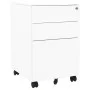 White steel filing cabinet 39x45x60 cm by vidaXL, Filing cabinets - Ref: Foro24-335978, Price: 132,83 €, Discount: %