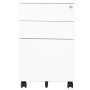 Aktenschrank aus weißem Stahl, 39 x 45 x 60 cm von vidaXL, Aktenschränke - Ref: Foro24-335978, Preis: 132,23 €, Rabatt: %