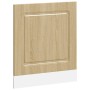 Panel para lavavajillas Kalmar roble Sonoma 60x1,5x67 c