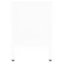 TV-Schrank aus Stahl und weißem Glas, 90 x 30 x 44 cm von vidaXL, TV-Möbel - Ref: Foro24-336056, Preis: 76,51 €, Rabatt: %