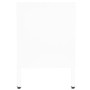 TV-Schrank aus Stahl und weißem Glas, 90 x 30 x 44 cm von vidaXL, TV-Möbel - Ref: Foro24-336056, Preis: 77,19 €, Rabatt: %