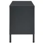 Steel and anthracite gray glass TV cabinet 90x30x44 cm by vidaXL, TV Furniture - Ref: Foro24-336057, Price: 106,35 €, Discoun...