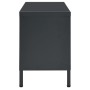 TV-Schrank aus Stahl und anthrazitgrauem Glas, 90 x 30 x 44 cm von vidaXL, TV-Möbel - Ref: Foro24-336057, Preis: 112,94 €, Ra...