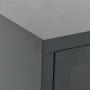 TV-Schrank aus Stahl und anthrazitgrauem Glas, 90 x 30 x 44 cm von vidaXL, TV-Möbel - Ref: Foro24-336057, Preis: 112,94 €, Ra...