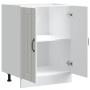 Mueble bajo para fregadero Lucca blanco brillante