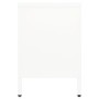 TV-Ständer aus Stahl und weißem Glas 105x35x52 cm von vidaXL, TV-Möbel - Ref: Foro24-336059, Preis: 94,65 €, Rabatt: %