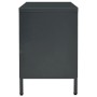 TV-Schrank aus Stahl und anthrazitgrauem Glas, 105 x 35 x 52 cm von vidaXL, TV-Möbel - Ref: Foro24-336060, Preis: 94,72 €, Ra...