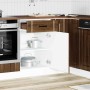 Mueble bajo de cocina Lucca roble marrón