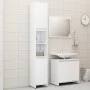 Badezimmermöbel-Set, 3-teilig, glänzend weißes Holzwerkstoff von vidaXL, Badezimmermöbel - Ref: Foro24-3056940, Preis: 144,07...