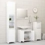 Badezimmermöbel-Set, 3-teilig, glänzend weißes Holzwerkstoff von vidaXL, Badezimmermöbel - Ref: Foro24-3056940, Preis: 144,07...
