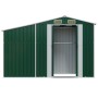 Cobertizo de jardín acero galvanizado verde 277x93x179 cm | Foro24.es | Tu tienda online para hogar, jardín y más Foro24.es