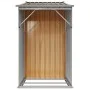 Cobertizo de jardín acero galvanizado marrón 277x93x179 cm de vidaXL, Cobertizos - Ref: Foro24-364522, Precio: 266,76 €, Desc...