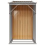 Cobertizo de jardín acero galvanizado marrón 277x93x179 cm de vidaXL, Cobertizos - Ref: Foro24-364522, Precio: 283,96 €, Desc...