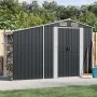 Garden shed anthracite galvanized steel 277x93x179 cm by vidaXL, Sheds - Ref: Foro24-364518, Price: 304,52 €, Discount: %
