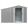 Cobertizo de jardín acero galvanizado gris 277x93x179 cm de vidaXL, Cobertizos - Ref: Foro24-364516, Precio: 265,56 €, Descue...